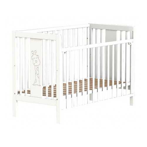 Кровать Fiorellino Giraffe (Фиореллино Жираф) 120*60 white в Лером
