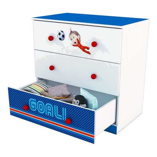 Комод детский Polini Kids Fun Маша и Медведь 3290 Синий в Лером