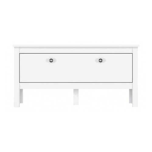 Тумба прикроватная приставная BlackRedWhite Хельга KOM1K BRW_70003731 92x35x46 см, белый в Лером