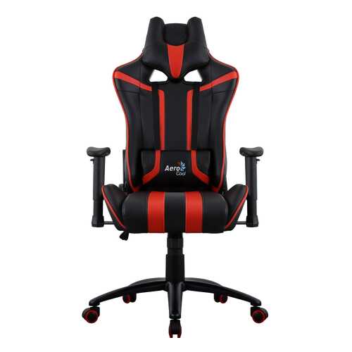 Игровое кресло AeroCool AC120 AIR, красный/черный в Лером