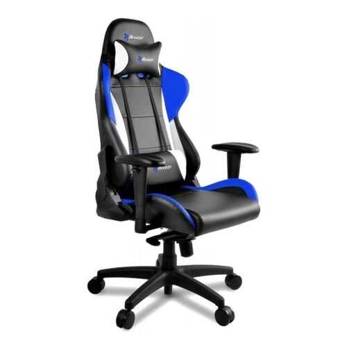 Игровое кресло Arozzi Verona Pro/Экокожа черная/синяя/белая в Лером