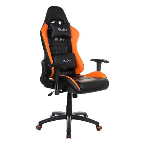 Игровое кресло College BX-3827/Кожа PU черно-оранжевая в Лером