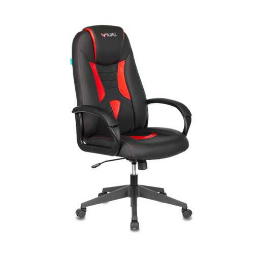Кресло игровое Бюрократ VIKING-8N/BL-RED черный/красный искусственная кожа в Лером