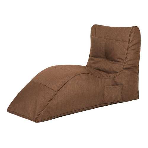 Кресло бескаркасное Папа Пуф Cinema Sofa Chocolate, размер XXL, рогожка, коричневый в Лером