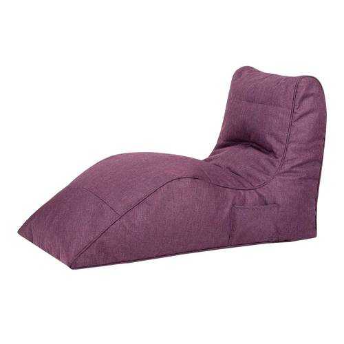 Кресло бескаркасное Папа Пуф Cinema Sofa Purple, размер XXL, рогожка, фиолетовый в Лером