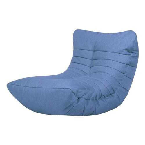 Кресло бескаркасное Папа Пуф Cocoon Chair Blue, размер L, рогожка, синий в Лером