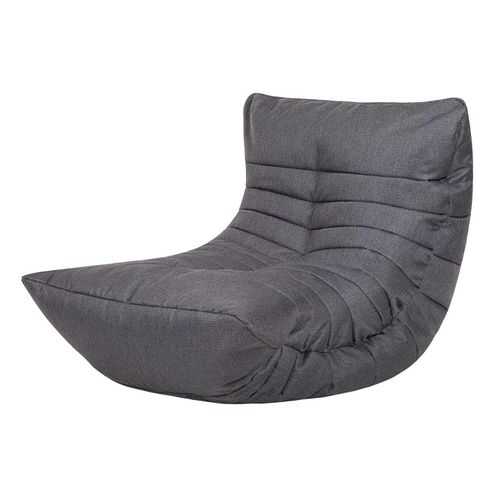 Кресло бескаркасное Папа Пуф Cocoon Chair Grafite, размер L, рогожка, темно-серый в Лером