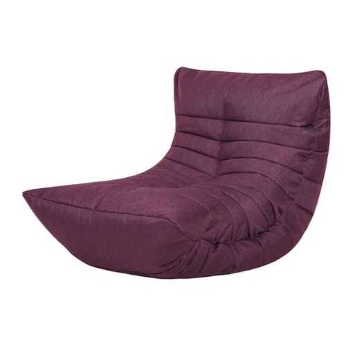 Кресло бескаркасное Папа Пуф Cocoon Chair Purple, размер L, рогожка, фиолетовый в Лером