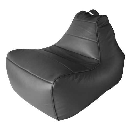 Кресло-мешок Папа Пуф Modern Lounger Black, размер L, экокожа, черный в Лером