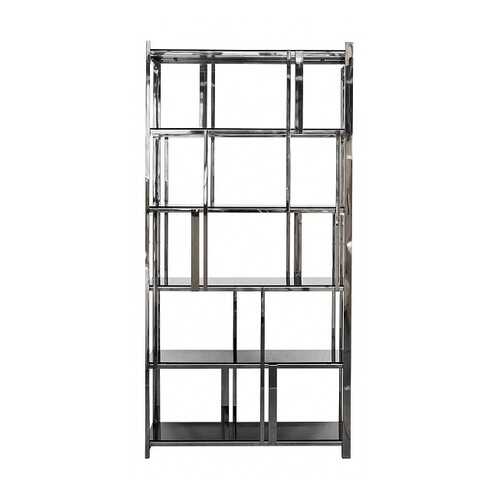 Стеллаж Garda Decor 13RXSH3052-SILVER 100x38x200 см, серебристый в Лером