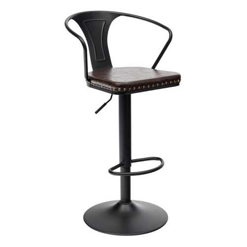 Барный стул с регулируемой высотой STOOL GROUP TOLIX ARMS SOFT F2535L Черный матовый в Лером