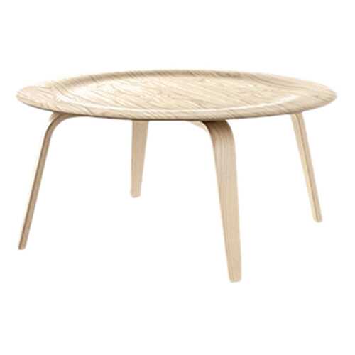 Кофейный столик ROOMERS 415х875х875 см, бежевый в Лером