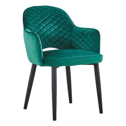 Стул STOOL GROUP Венера диамант MC16-2YS LEGS BLACK HLR-56 изумрудный, черный матовый в Лером