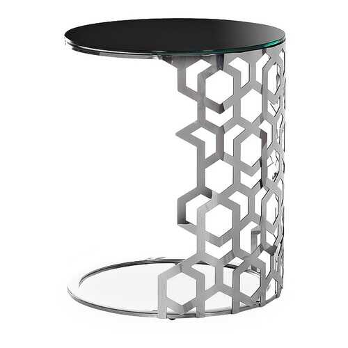Журнальный столик Garda Decor 13RXET3043 GRD_TT-00000825 50х50х60 см, серебро/чёрный в Лером